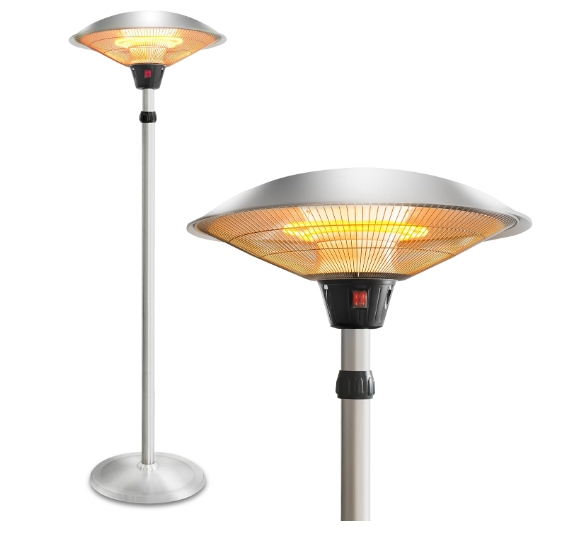 Infraroodverwarmer met hoge plafondhoogte