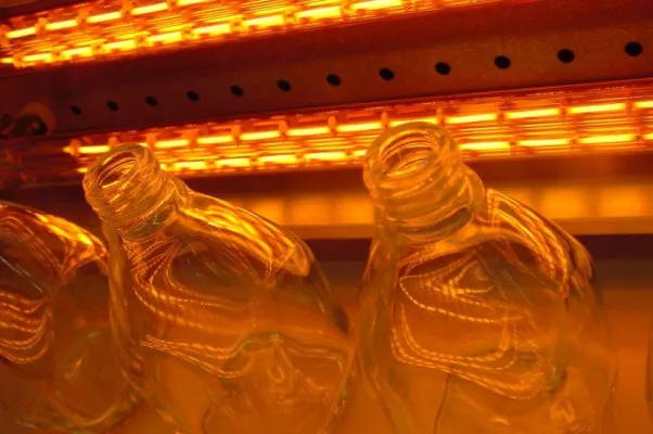 Laborglas Aufhitzungslampe