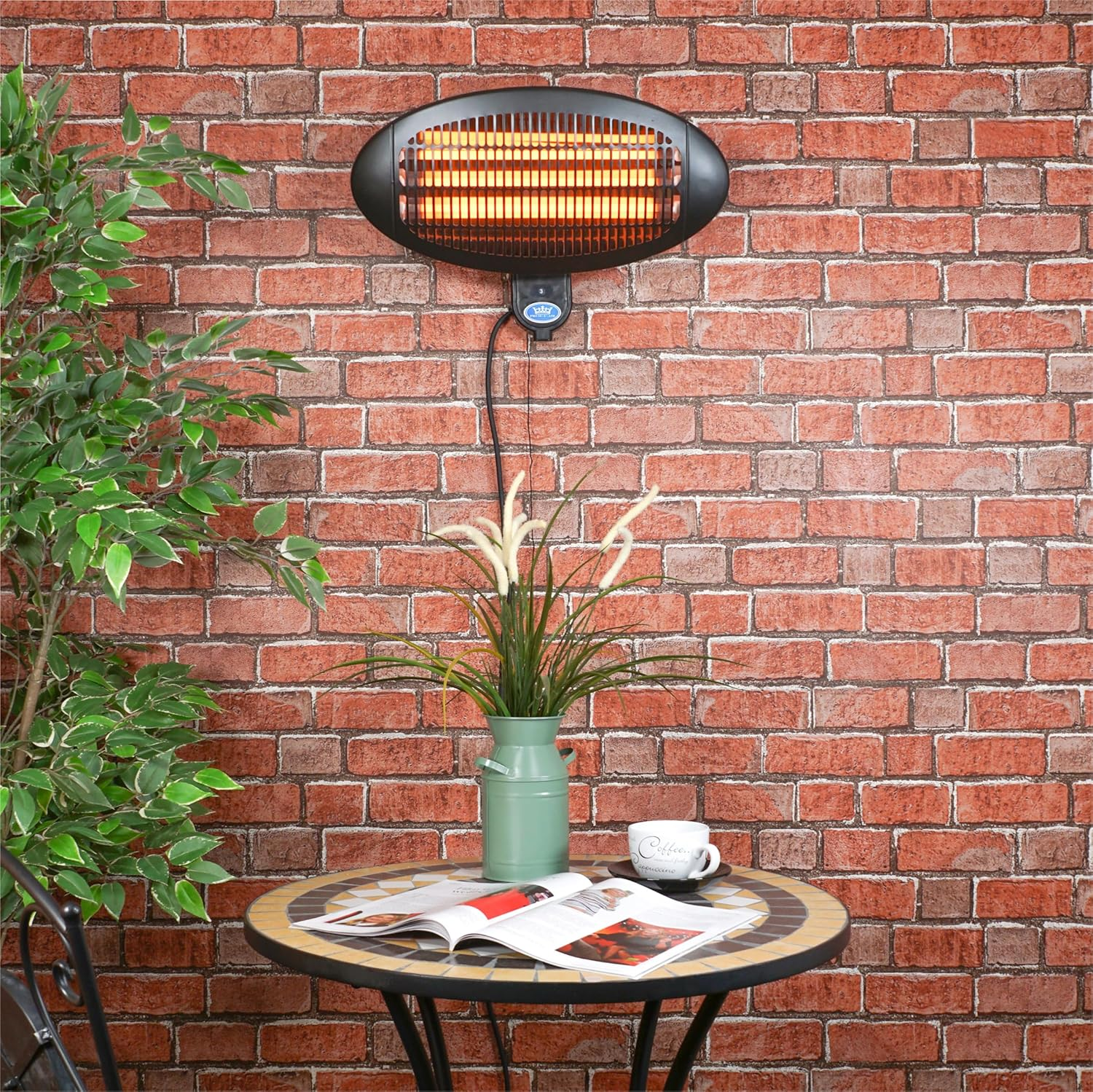 Patio ısıtıcısı ile tavan arasındaki mesafe